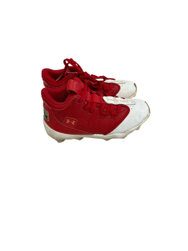 Used Under Armour HARPER BB/SB Cleats Red Junior 01 11692-S000140750