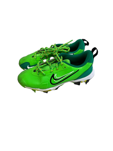 Used Nike FORCE TROUT BB/SB Cleats Green Junior 06 11692-S000140764