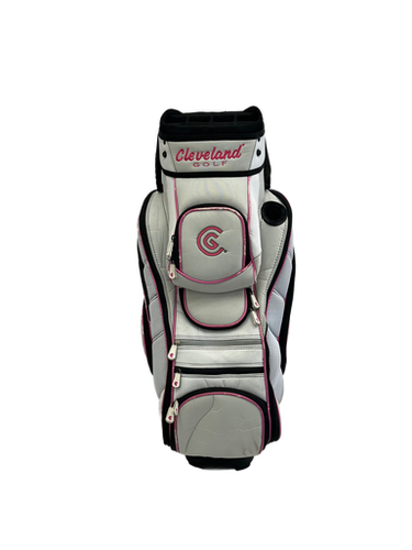 Used Cleveland LADIES CART BAG Womens Cart Bag White And Pink 11692-S000140754