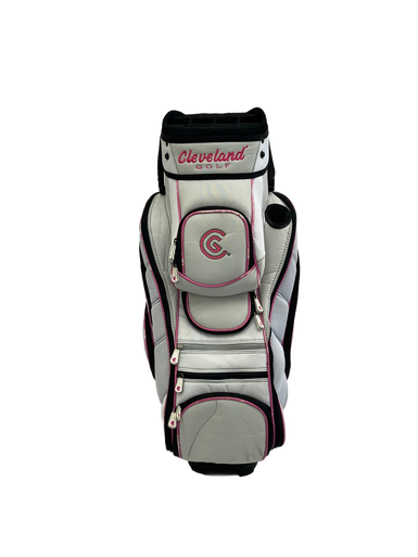 Used Cleveland LADIES CART BAG Womens Cart Bag White And Pink 11692-S000140754