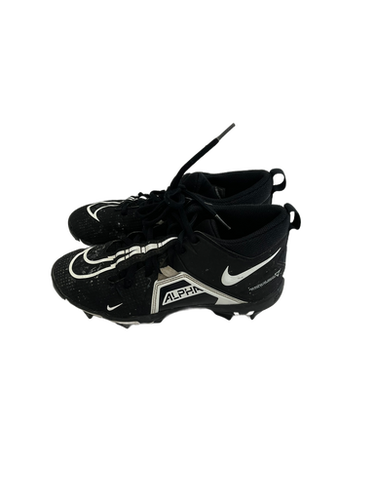 Used Nike ALPHA MENACE SHARK Jr FB Cleats Black Junior 04 11692-S000140746