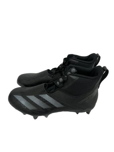 Used Adidas ADIZERO CHAOS Adult FB Cleats Black Senior 10 11692-S000140790