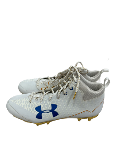 Used Under Armour NITRO SELECT Adult FB Cleats White Senior 12.5 11692-S000140788