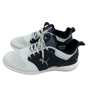 Used Puma IGNITE POWER ADAPT Mens Golf Shoes White/Red/Navy Senior 8.5 11692-S000140769
