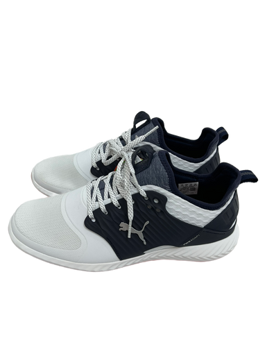 Used Puma IGNITE POWER ADAPT Mens Golf Shoes White/Red/Navy Senior 8.5 11692-S000140769