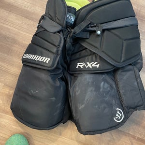 Senior Medium Warrior Ritual X4 E Hockey Goalie Pants (Used)