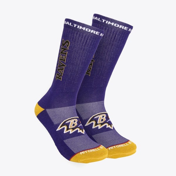 Mitchell & Ness Purple Baltimore Ravens Kick Off Crew Socks Crew Socks