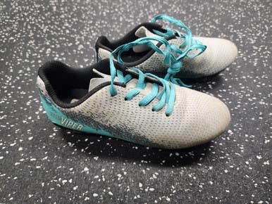 Used SPEED VIPER Soccer Cleats Grey Youth 12.0 11849-S000029401
