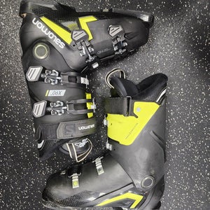 Used Salomon X90+ Mens DH Ski Boot Black 260 MP - M08 - W09 11849-S000029571