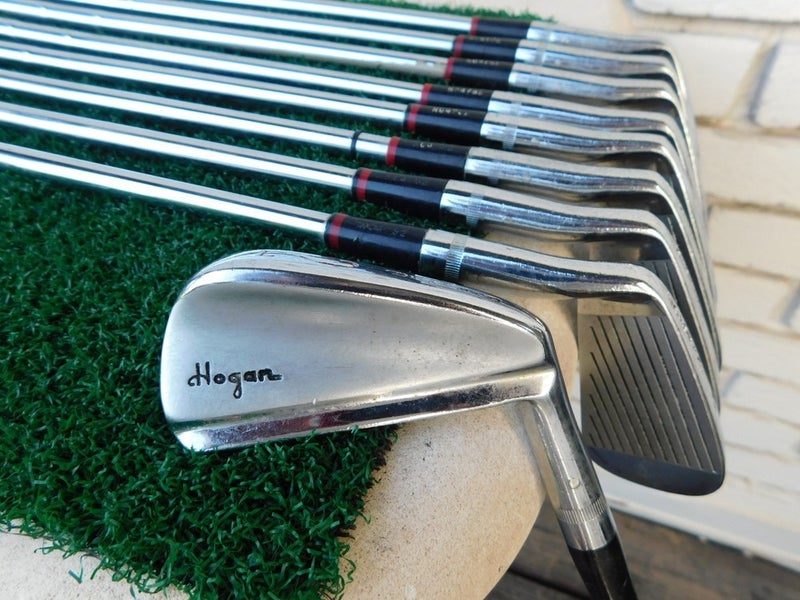 1980 Ben Hogan Forged Director (2i-EW) Iron Set w/ Apex 3 Shafts - All Original