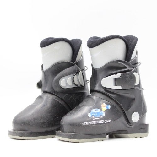 Rossignol R18 Kids Ski Boots - Size 9.5 / Mondo 15.5 Used