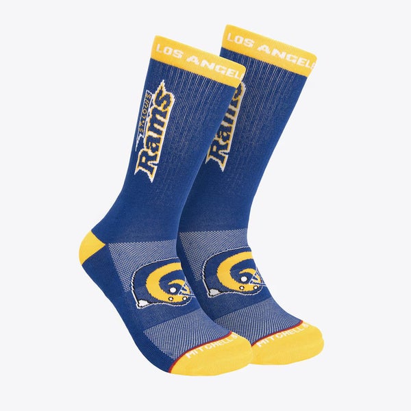 Mitchell & Ness Classic St. Louis Rams Kick Off  Blue/Yellow Crew Socks