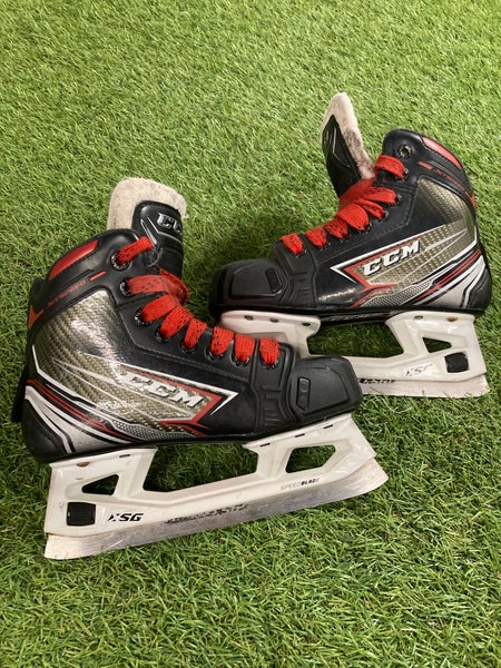 Junior CCM Jetspeed FT460 Hockey Goalie Skates Regular Width Size 2 (Used)