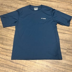 Columbia Sportswear Company PFG Short Sleeve Shirt Adult Medium Navy