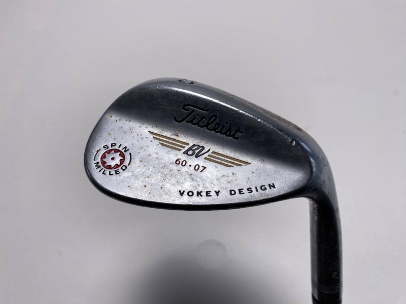Titleist Vokey Spin Milled Chrome 2009 Lob Wedge LW 60* 7 Wedge Mens RH