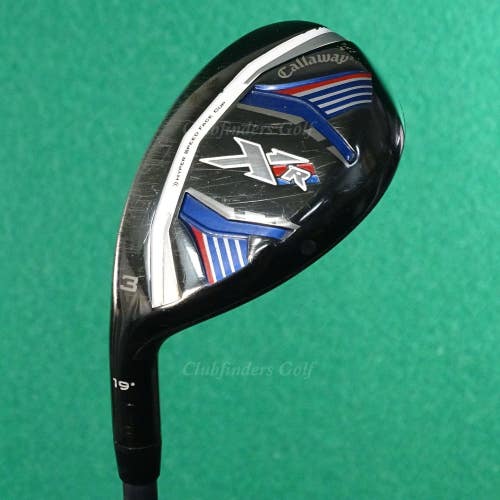 LH Callaway XR 19 Hybrid 3 Iron Project X 6.0 58g Graphite Stiff *READ*