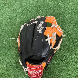 Orange Rawlings RCS RH Infield Baseball Glove 11.5" (Used)