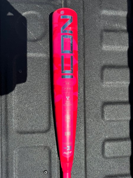 “Rare Electric Unicorn” 2025 Rawlings Icon Composite BBCOR Certified Bat (-3) 28 oz 31" (Used)