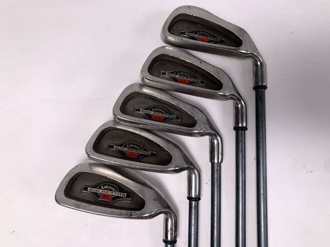 Callaway Big Bertha 1996 Iron Set 4-9 RCH 96 Regular Graphite Mens RH No 5 iron