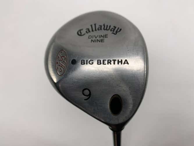 Callaway BIG BERTHA 9 Fairway Wood 24* True Temper Memphis "10" Regular Mens RH