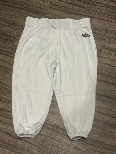 Rawlings Baseball Knickers Pants Adult Large White Great Condition