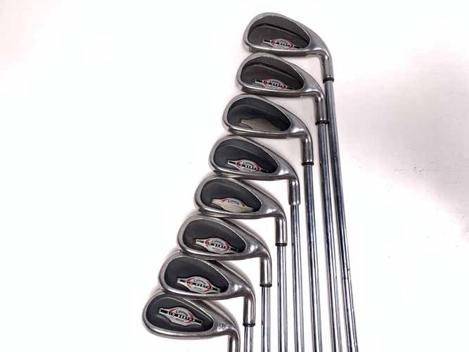 Callaway Big Bertha 2002 Iron Set 4-PW+GW RCH 65i Uniflex Steel Mens RH