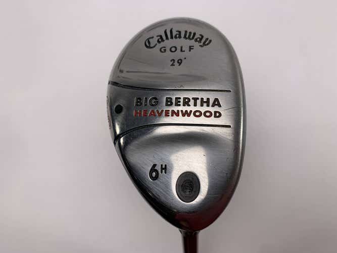 Callaway Big Bertha Heavenwood 6 Hybrid 29* RCH 75w Regular Graphite Mens RH