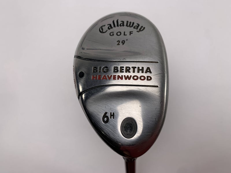 Callaway Big Bertha Heavenwood 6 Hybrid 29* RCH 75w Regular Graphite Mens RH
