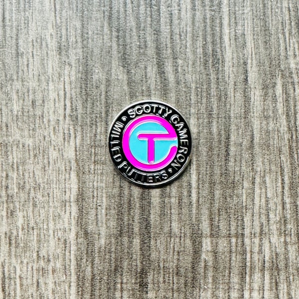 Scotty Cameron Circle T Ball Marker Blue/Pink 1"
