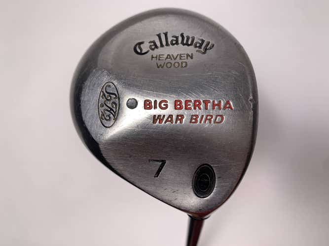 Callaway Big Bertha Warbird 7 Fairway Wood 21* RCH 90 Firm Graphite Mens RH