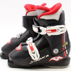 Nordica GP T2 Kids Ski Boots - Size 11.5 / Mondo 17.5 Used
