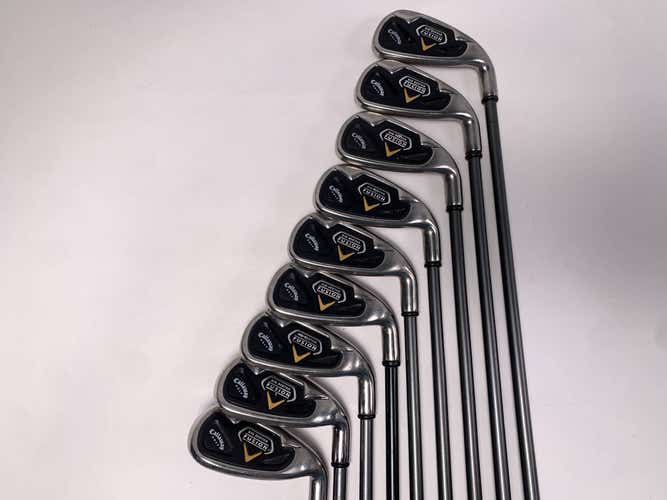 Callaway Big Fusion Iron Set 3-PW+SW RCH 75i Firm Graphite Mens RH