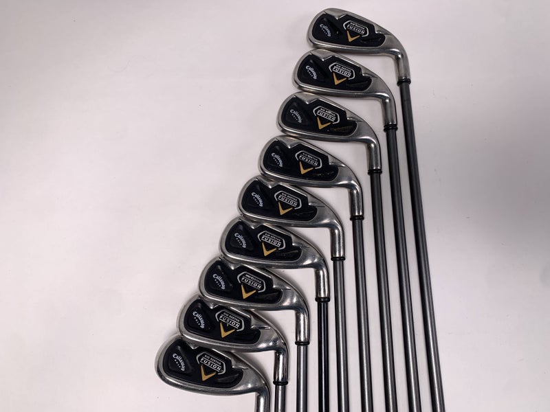 Callaway Big Fusion Iron Set 3-PW+SW RCH 75i Firm Graphite Mens RH