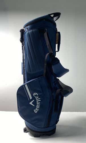 Callaway Chev Stand Bag Blue 4-Way Divide Dual Strap Golf Bag - NEW
