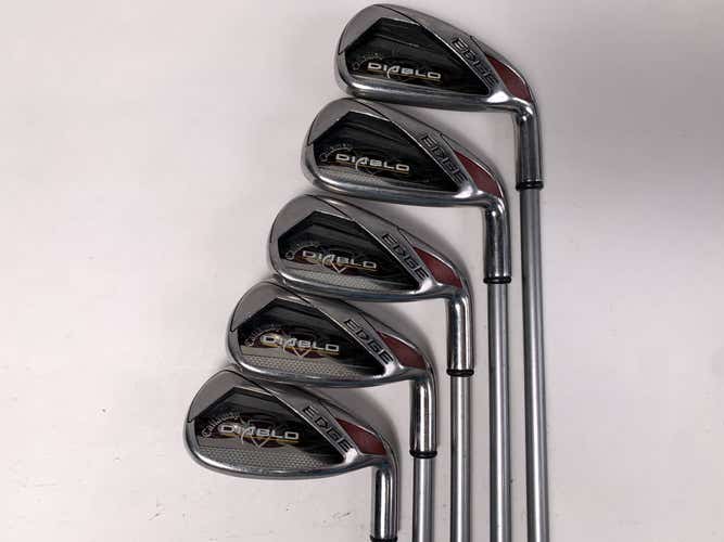 Callaway Diablo Edge Iron Set 6-PW 55g Ladies Graphite Womens RH