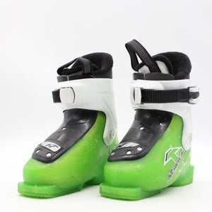 Nordica Team 1 Kids Ski Boots - Size 10.5 / Mondo 16.5 Used