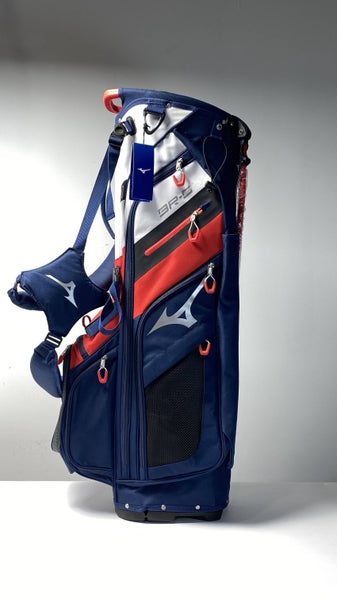 Mizuno BR-D4 Stand Bag Blue 6-Way Divide Dual Strap Golf Bag - NEW