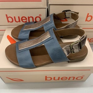 Bueno Footwear Tinsley Sandal Blue Women's Size 37 38 40 41 B2537
