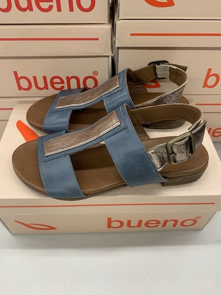 Bueno Footwear Tinsley Sandal Blue Women's Size 37 38 40 41 B2537