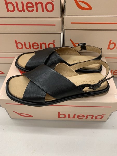 Bueno Footwear Elwood Sandal Black Women's Size 38 39 40 41 B2543