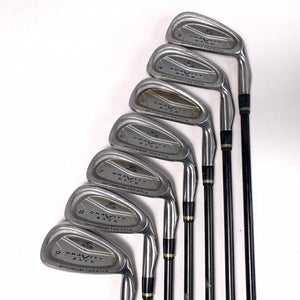 Cobra Gravity Back Iron Set 3-9 Regular Graphite Mens RH