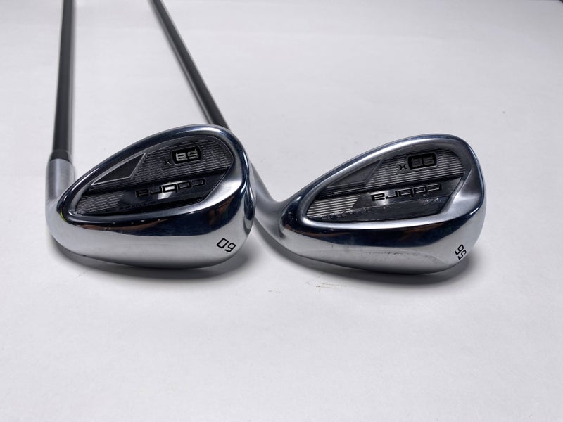 Cobra KING SBx 2023 Wedge Set 56* | 60* KBS PGI 55g Wedge Graphite Mens RH NEW