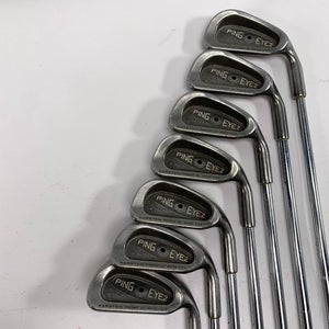 Ping Eye 2 + Iron Set 2-9 Black Dot KT-Shaft Regular Steel Mens RH No 7i
