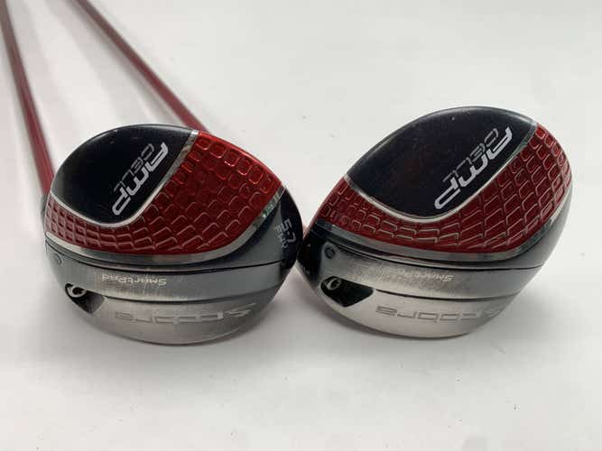 Cobra AMP Cell Red 3 & 5 Fairway Wood Set 15* 18* Tour AD G 70g Stiff RH