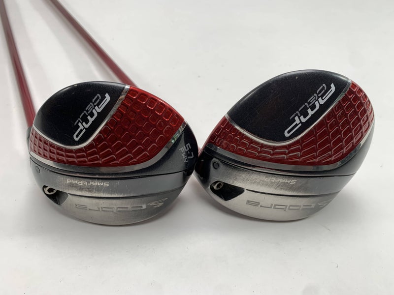 Cobra AMP Cell Red 3 & 5 Fairway Wood Set 15* 18* Tour AD G 70g Stiff RH
