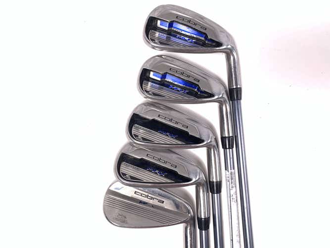 Cobra MAX Iron Set 7-PW+GW White Tie X4 56g Senior Graphite Mens RH