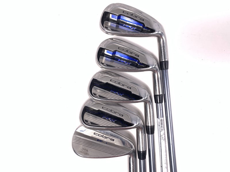 Cobra MAX Iron Set 7-PW+GW White Tie X4 56g Senior Graphite Mens RH