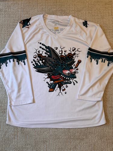 San Jose Sharks Jersey - Fan Design Promo Jersey - Medium