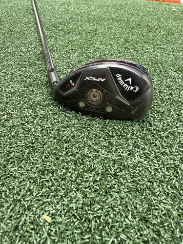 Men's 2019 Callaway Apex Right Handed Hybrid Stiff Flex 3H (Used)