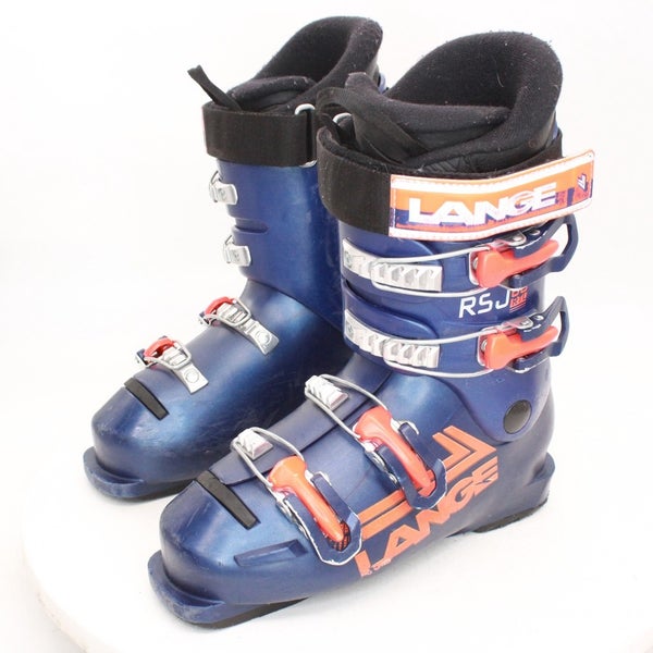 Lange RSJ 60 Kids Ski Boots - Size 3.5 / Mondo 21.5 Used